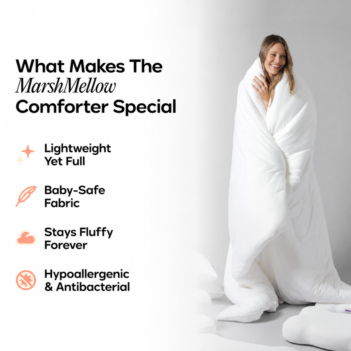 The Marshmallow Cloud Comforter